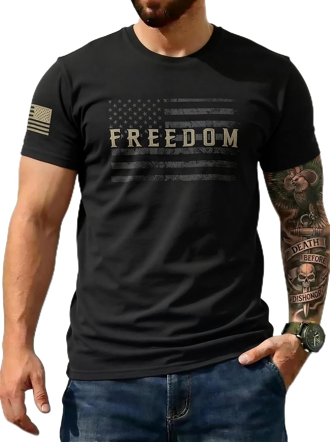 USA Flag T image 1